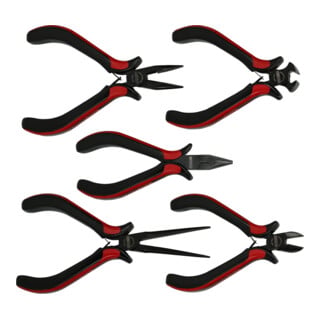KS Tools Feinmechanik-Zangen-Satz, 5-teilig