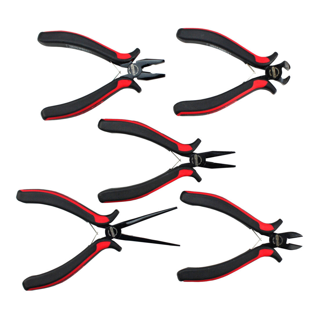 KS Tools Feinmechanik-Zangen-Satz, 5-teilig