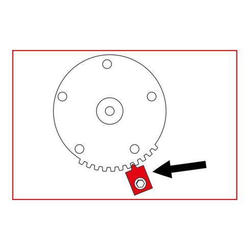KS Tools Fiat / Ford - Motoreinstell-Werkzeug-Satz, 19-teilig