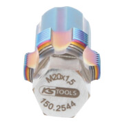KS Tools Filettatrice con perno di guida per sensori NOX, M20x1,5-2