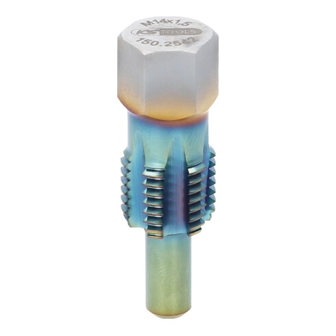 KS Tools Filettatrice con perno di guida per sensori temperatura