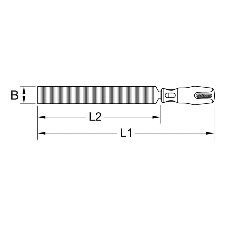 KS Tools Flachschaber, 420mm