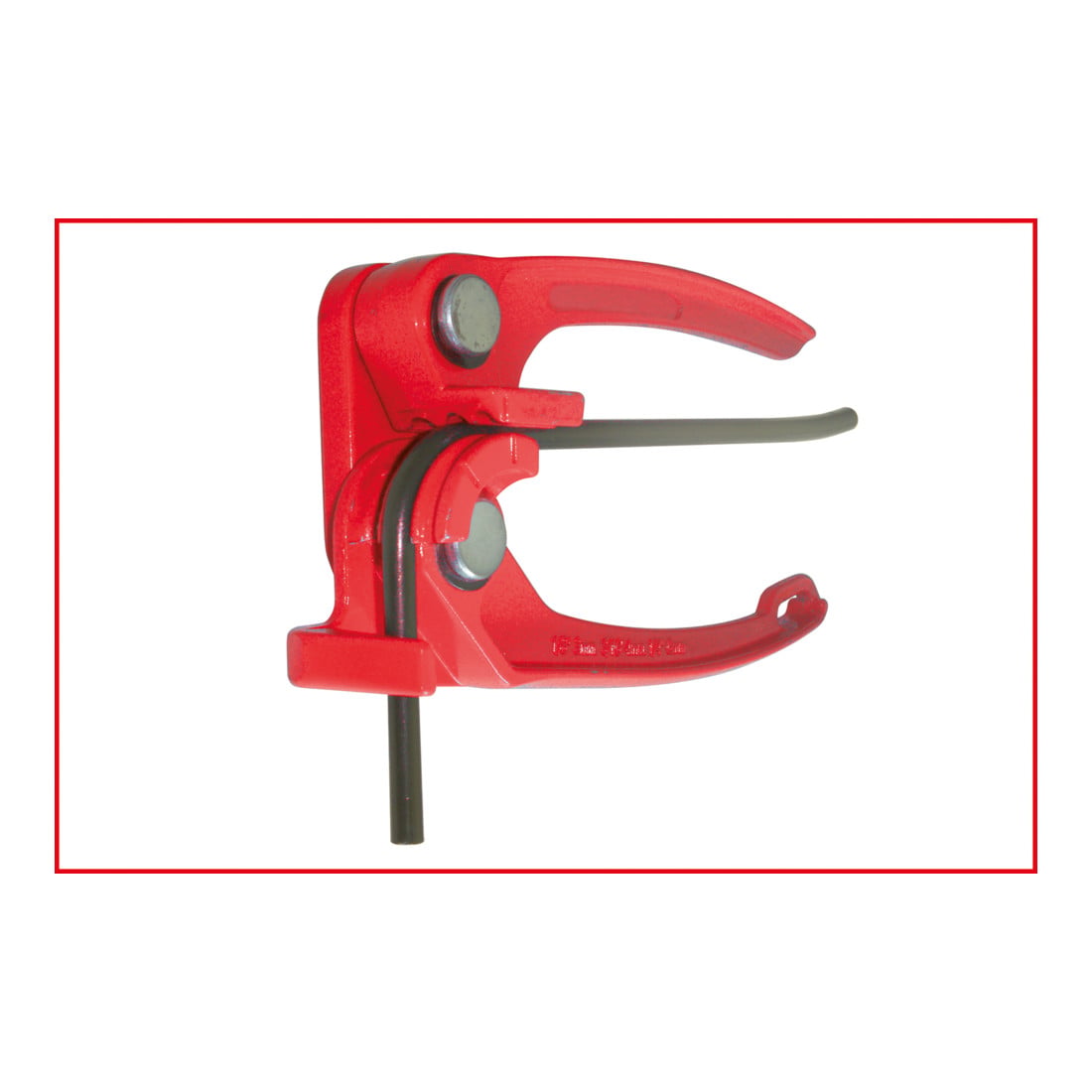 KS Tools FLAREFIX 1 Universal-Bremsleitungs-Bördelgerät-Satz mit Hydraulik-Spindel, 16-tlg.
