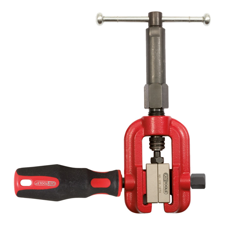 KS Tools FLAREFIX 1 Universal-Bremsleitungs-Bördelgerät-Satz mit Hydraulik-Spindel, 16-tlg.