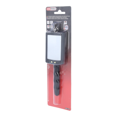 KS Tools flexibele inspectiespiegel met verlichting