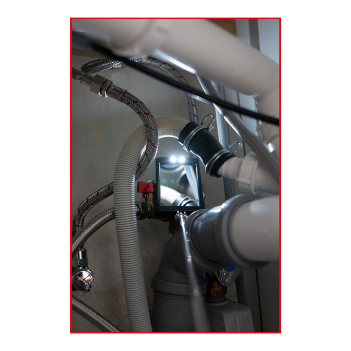 KS Tools flexibele inspectiespiegel met verlichting