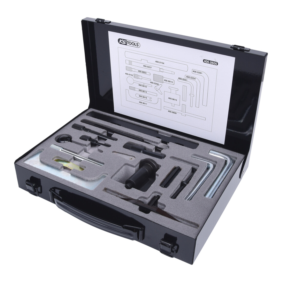 KS Tools Ford / Mazda - Motoreinstell-Werkzeug-Satz, 18-teilig