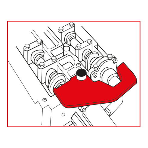 KS Tools Ford - motor afstel gereedschap set, 5 dlg