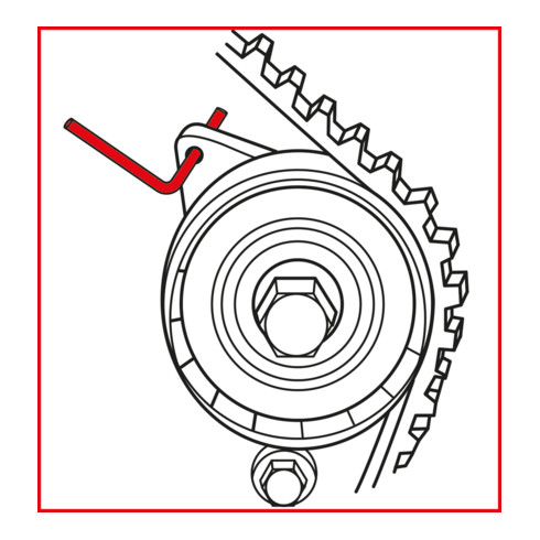 KS Tools Ford - Motoreinstell-Werkzeug-Satz, 10-teilig