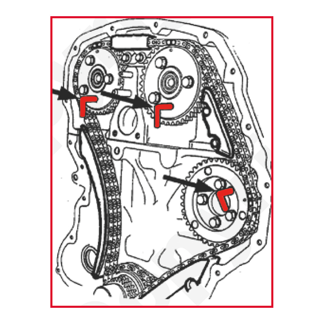 KS Tools Ford - Motoreinstell-Werkzeug-Satz, 11-teilig