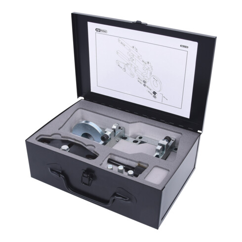 KS Tools Ford - Motoreinstell-Werkzeug-Satz, 9-teilig für 1,0 l Motoren, 3 Zylinder EcoBoost (>2012)