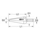 KS Tools Forets aléseurs coniques HSS TiN, Ø 40-61 mm-3