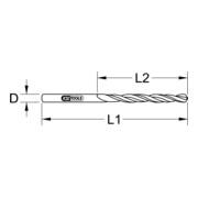 Outils KS Forets hélicoïdaux BERYLLIUMplus-3