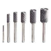 KS Tools Fresa cilindrica HM, forma A con dentatura frontale