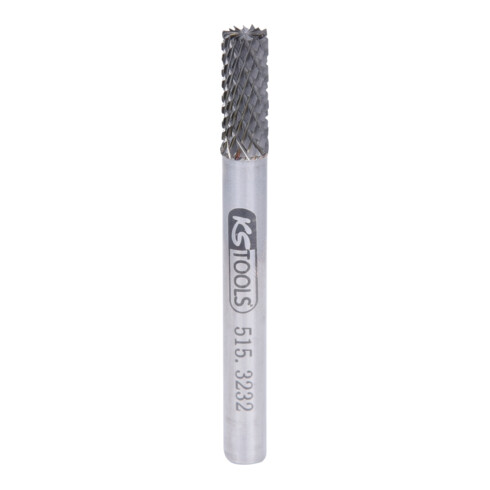 KS Tools Fresa cilindrica HM, forma A con dentatura frontale