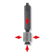 KS Tools Frese per guarnizioni per tappi di scarico dell'olio, 6pz.-5