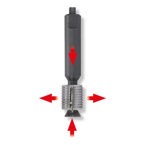 KS Tools Frese per guarnizioni per tappi di scarico dell'olio, 6pz.