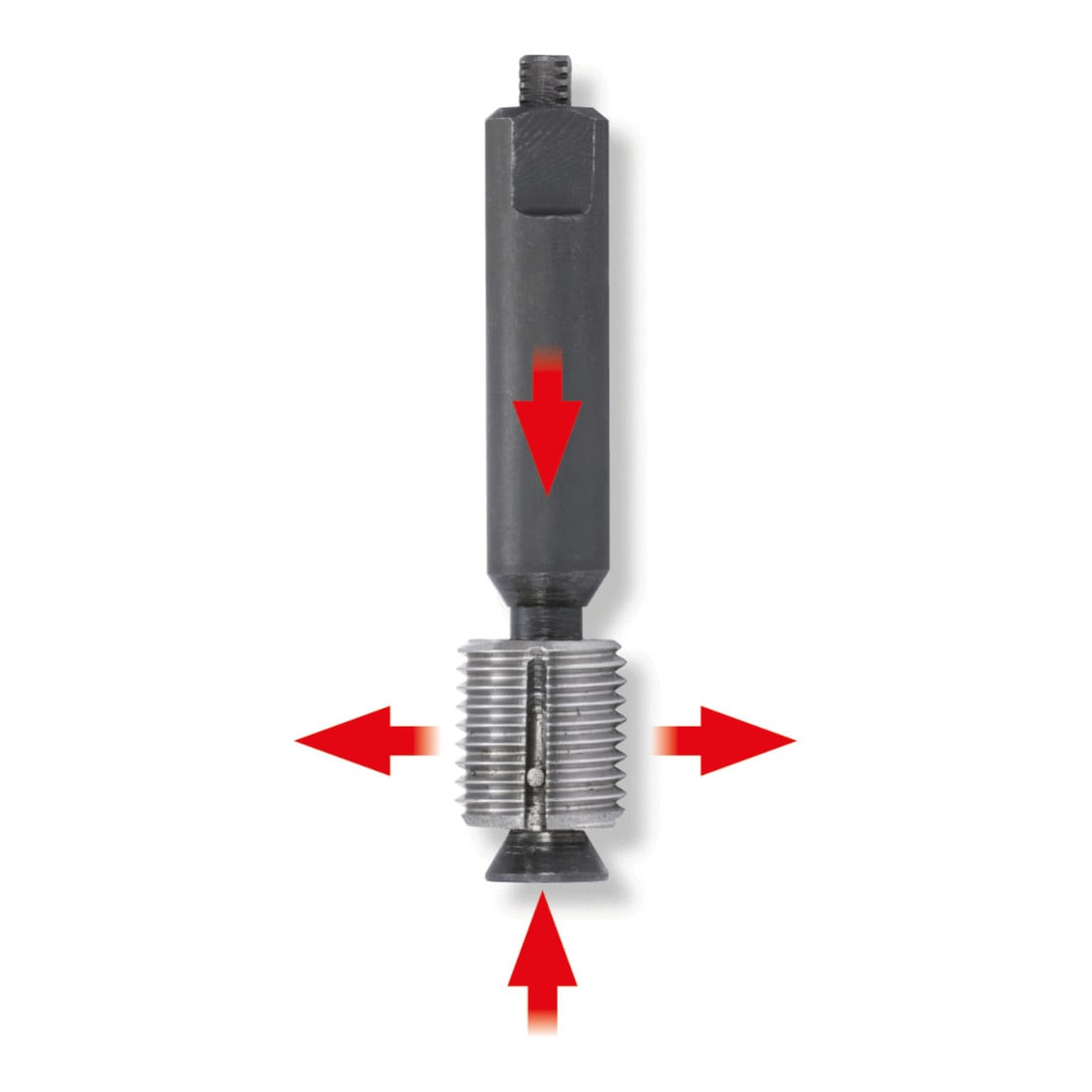 KS Tools Frese per guarnizioni per tappi di scarico dell'olio, 6pz.