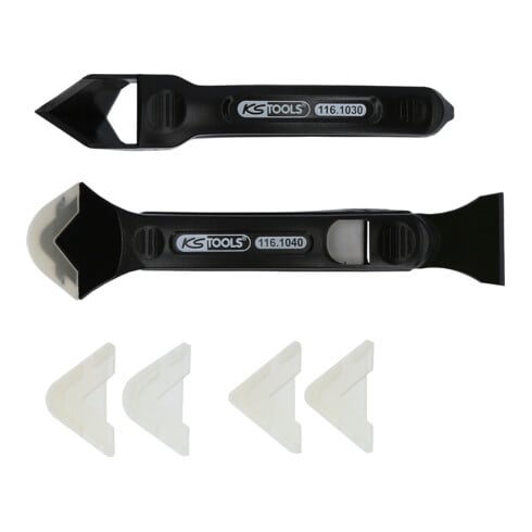 KS Tools FUGENFIX siliconen schraper- en trekkerset, 7 delig