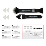 KS Tools FUGENFIX siliconen schraper- en trekkerset, 7 delig