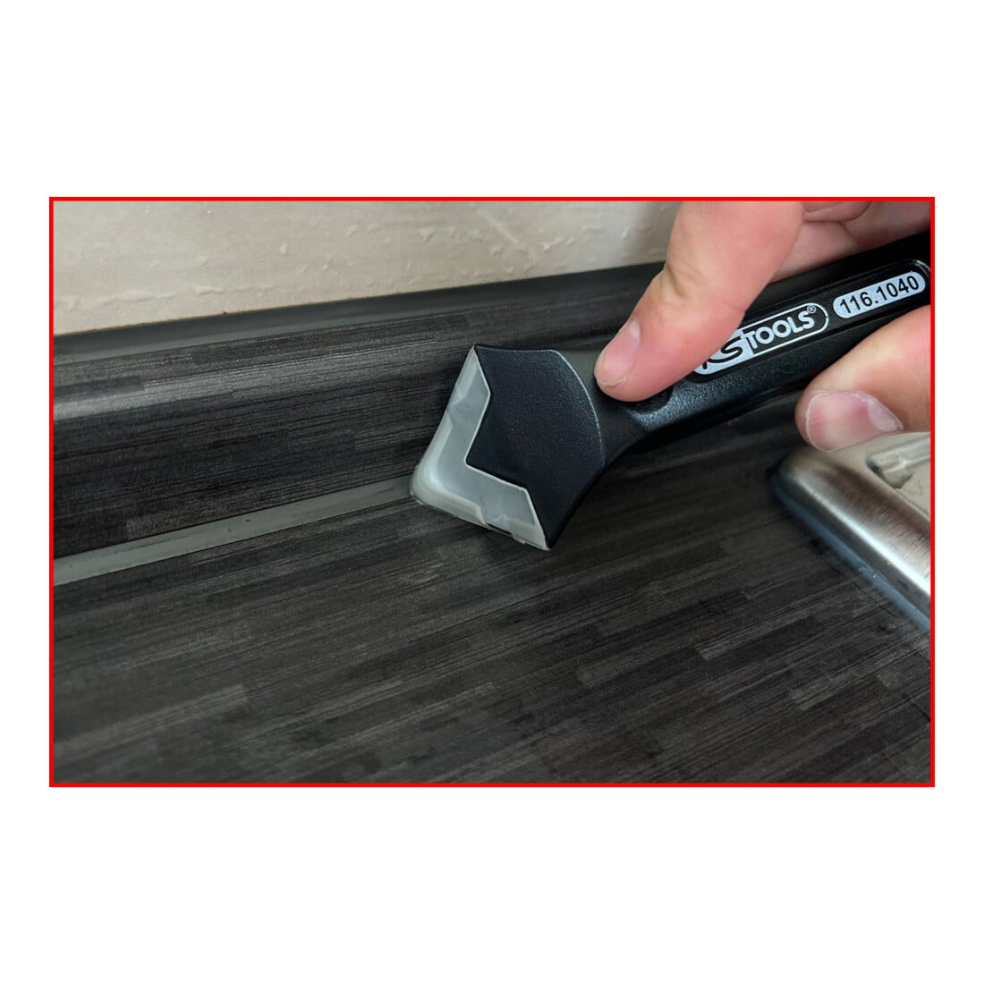 KS Tools FUGENFIX siliconen schraper- en trekkerset, 7 delig