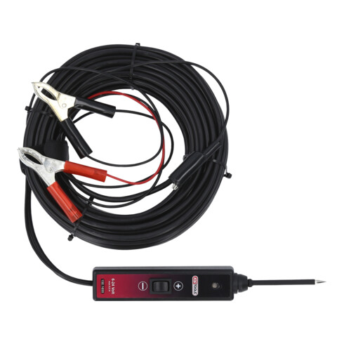 KS Tools functie testlamp 6-24V DC met 25 meter kabel