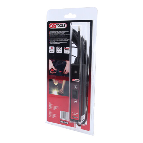 KS Tools Funktionsprüflampe 6-24V DC mit Kabel