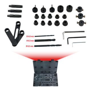 KS Tools Gabarit de perçage pour culasse, 28 pcs.