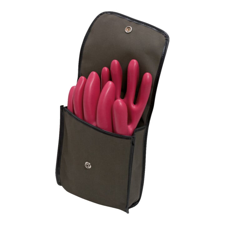 KS Tools Gants de protection électrique avec revêtement isolant, taille 9, rouges