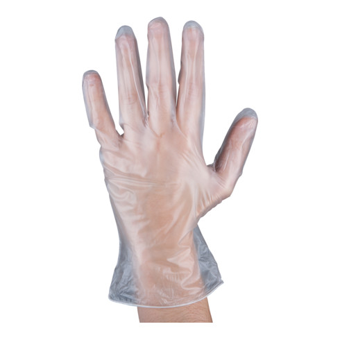 KS Tools Gants jetables en vinyle sans revêtement en poudre, paquet de 100