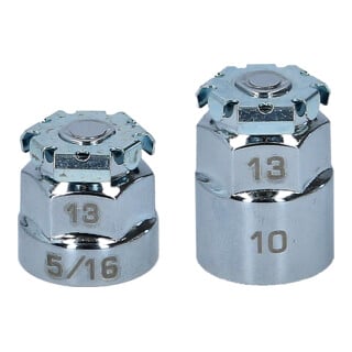 KS Tools GEARplus Bit-Adapter-Satz, 2-teilig, 5/16"-10mm