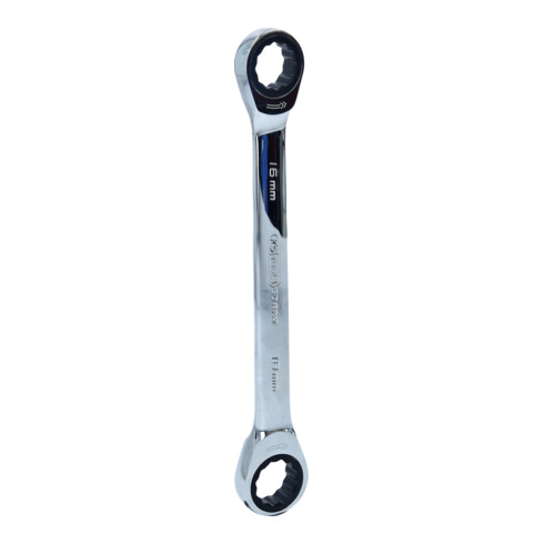 KS Tools GEARplus Doppel-Ratschenringschlüssel, 16x18mm