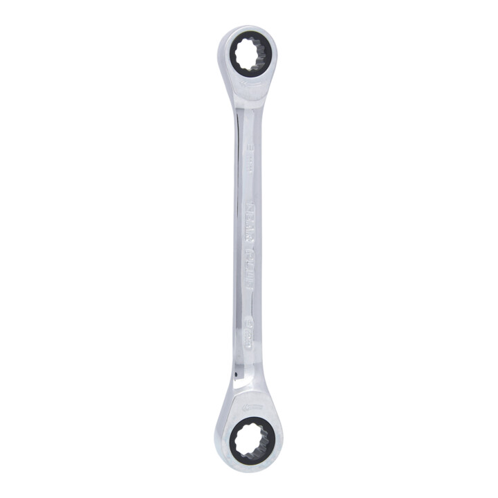 KS Tools GEARplus Doppel-Ratschenringschlüssel, 8x9mm
