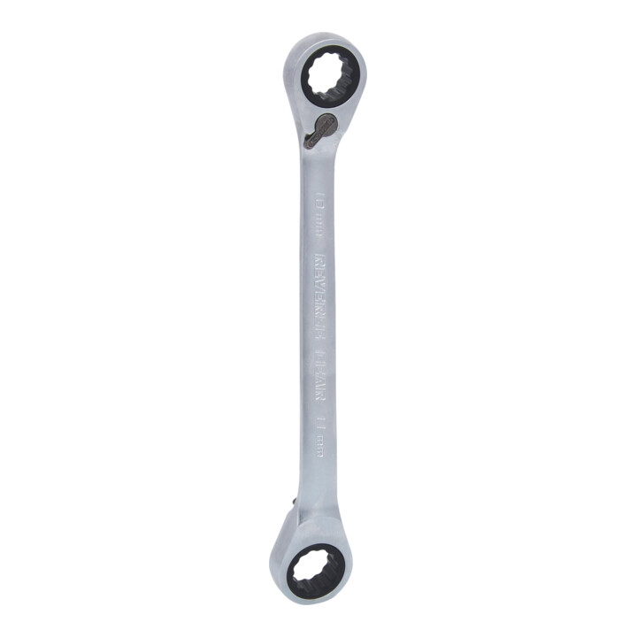 KS Tools GEARplus Doppel-Ratschenringschlüssel umschaltbar 10x11mm