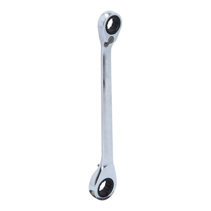 KS Tools GEARplus Doppel-Ratschenringschlüssel umschaltbar 8x9mm