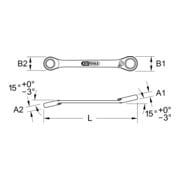 KS Tools GEARplus dubbele ratelringsleutel omkeerbaar-4