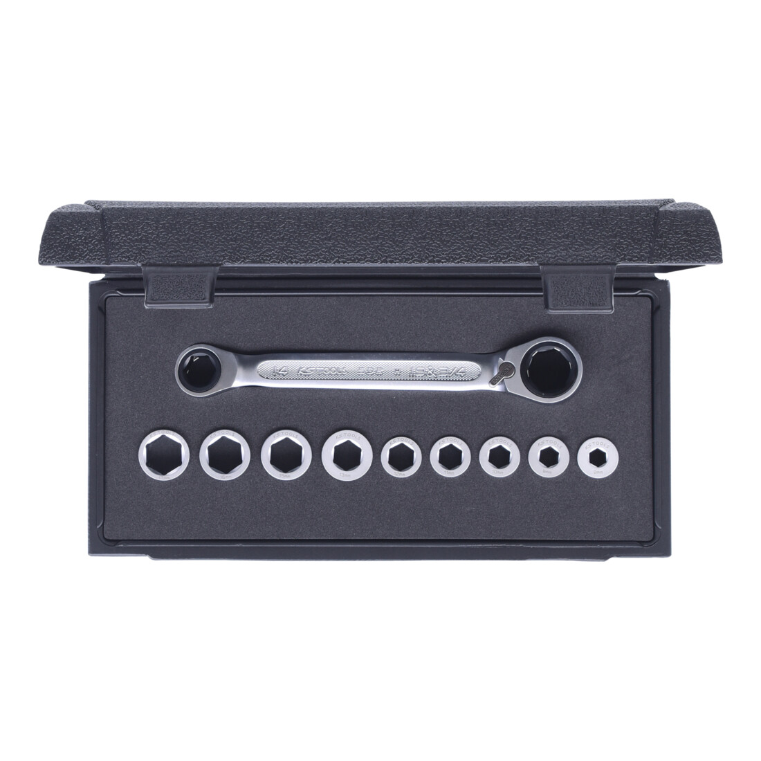 KS Tools geARplus dubbele ratelringsleutelset verstelbaar 10 st.