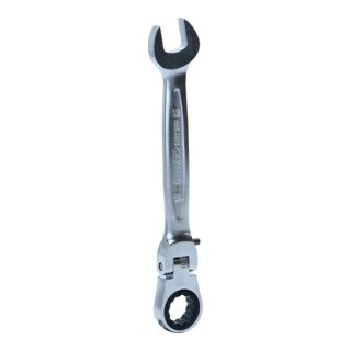 KS Tools GEARplus Gelenk-Ratschenringmaulschlüssel feststellbar, 13mm