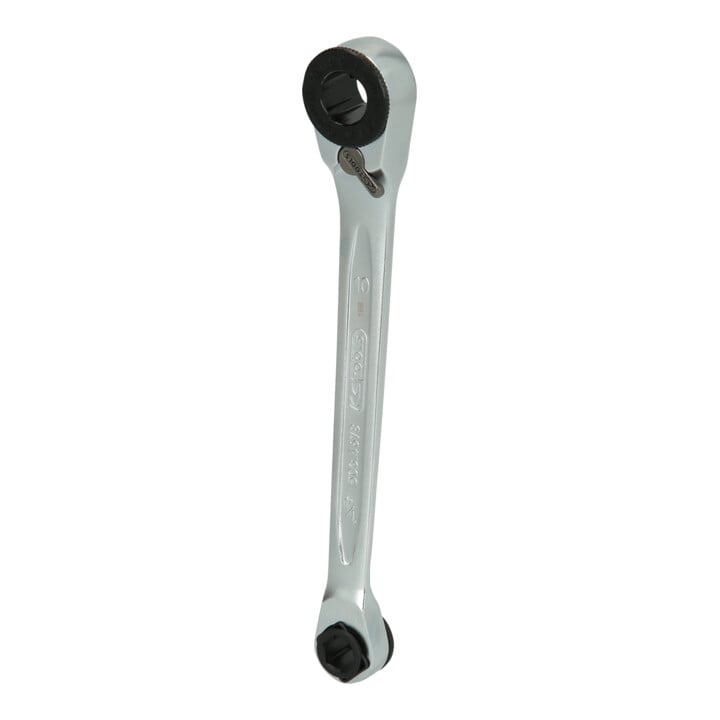KS Tools GEARplus Mini-Bit-Umschalt-Ratschenringschlüssel, 1/4"x10mm