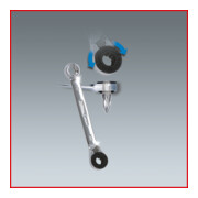 KS Tools GEARplus mini bit omkeerbare ratelringsleutel, inch-5