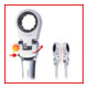 KS Tools geARplus ratelringsleutel afsluitbaar, 8mm