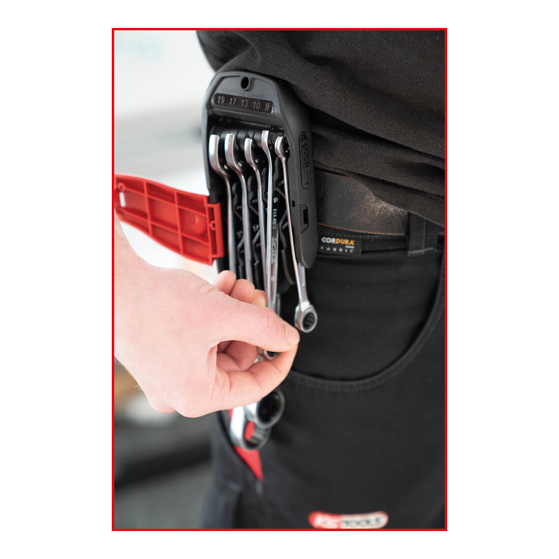 KS Tools GEARplus ratelringsleutelset, 5 dlg. 8-19 mm
