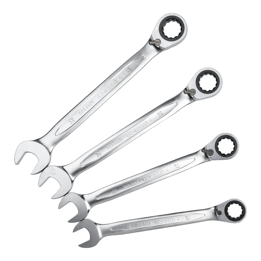 KS Tools geARplus ratelringsleutelset, verstelbaar, 4 st.