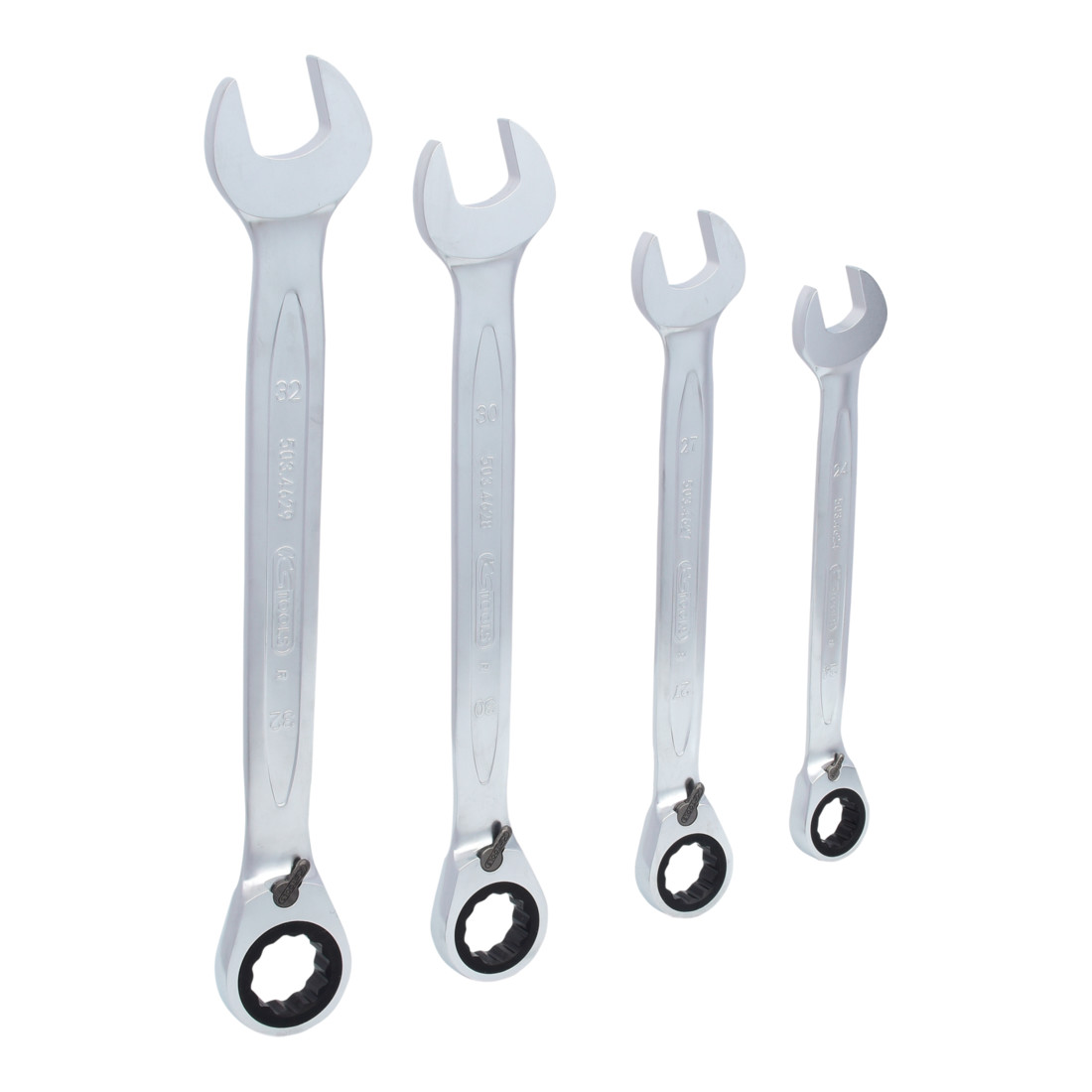 KS Tools geARplus ratelringsleutelset, verstelbaar, 4 st.