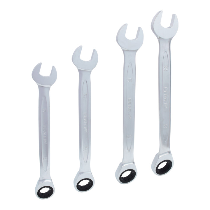 KS Tools geARplus ratelringsleutelset, verstelbaar, 4 st.