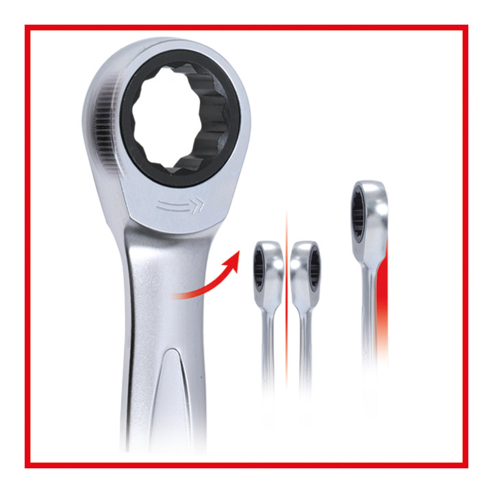KS Tools GEARplus Ratschenringmaulschlüssel, 5,5mm