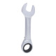 KS Tools Ringratschenschlüssel extra kurz, umschaltbar (metrisch)-3