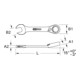 KS Tools Ringratschenschlüssel extra kurz, umschaltbar (metrisch)-4