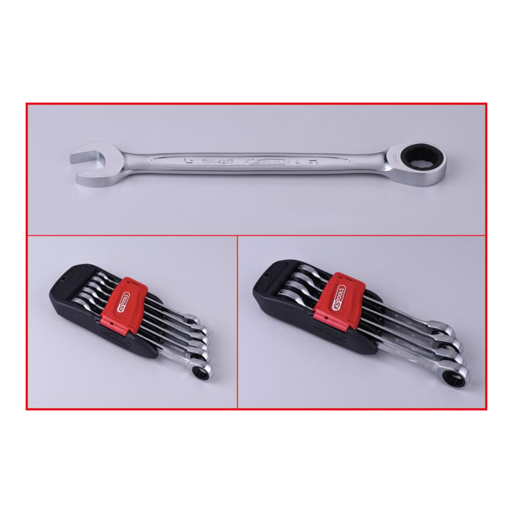 KS Tools GEARplus Ratschenringmaulschlüssel-Satz, 10-tlg.