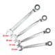 KS Tools GEARplus Ratschenringmaulschlüssel-Satz, umschaltbar, 4-tlg.